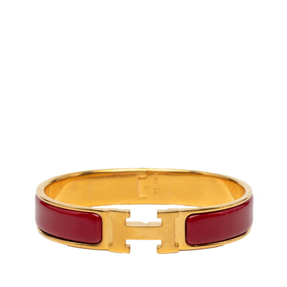 HERMES Red Charm Bracelet